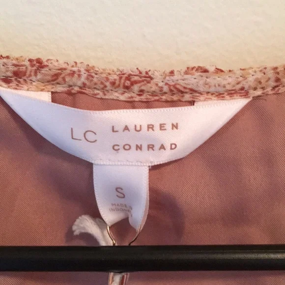 NWT LC LAUREN CONRAD Ruffled Dress S - Picture 5 of 7